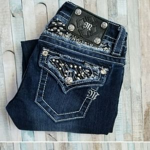 Miss Me Embellished Jeans sz 25 inseam 31